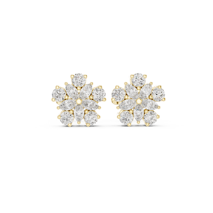 Marquise Bloom Radiance Studs