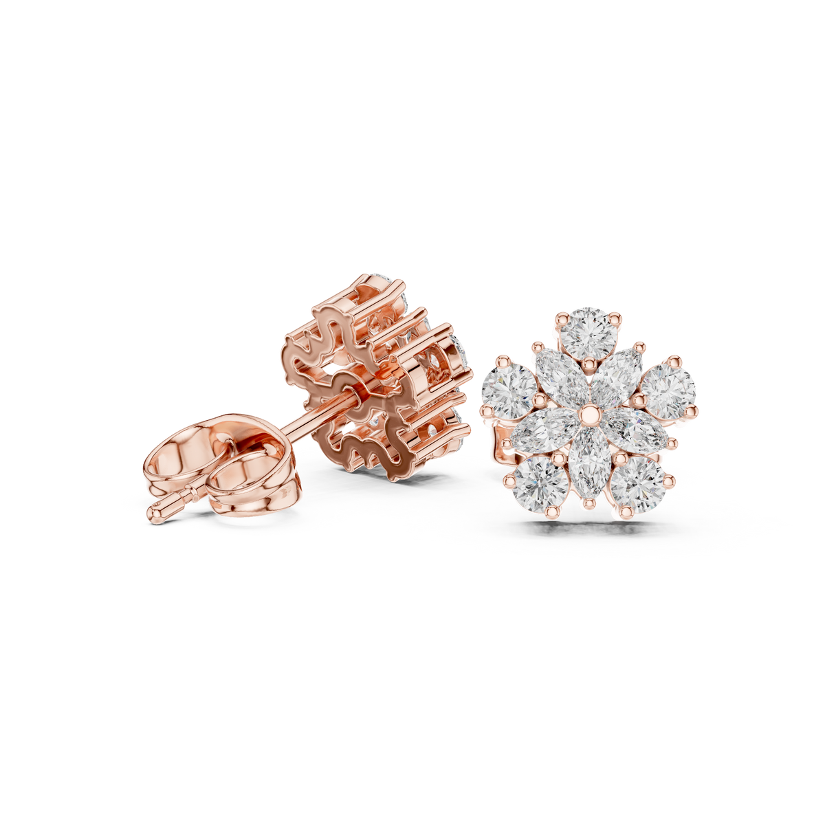 Marquise Bloom Radiance Studs
