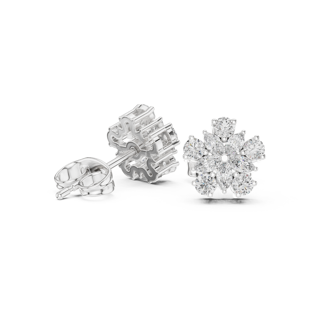Marquise Bloom Radiance Studs