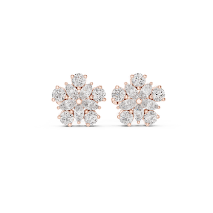 Marquise Bloom Radiance Studs