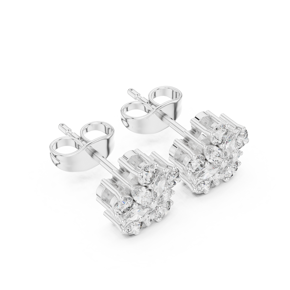 Marquise Bloom Radiance Studs