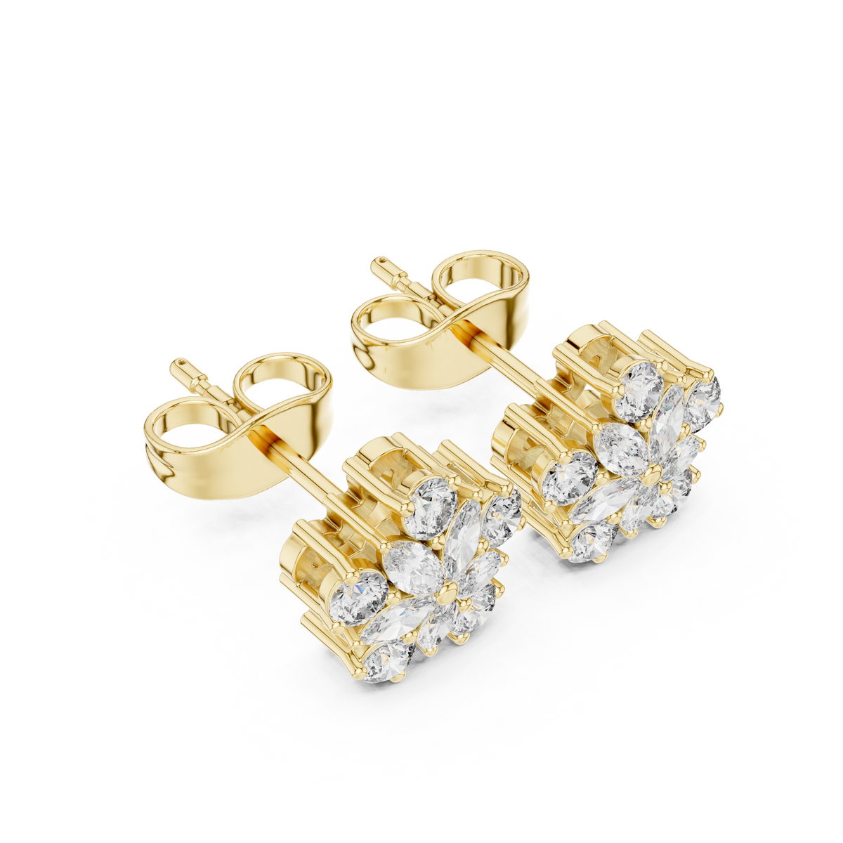 Marquise Bloom Radiance Studs