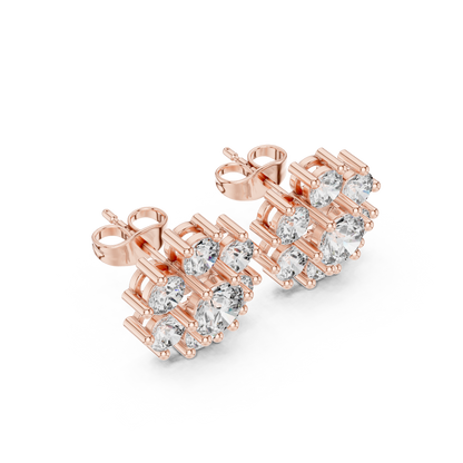Seven Petal Bloom Studs