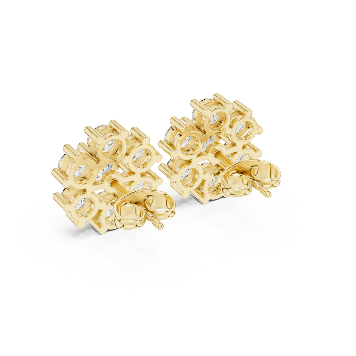 Seven Petal Bloom Studs