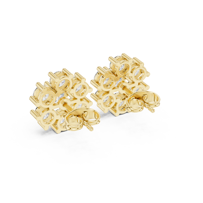 Seven Petal Bloom Studs