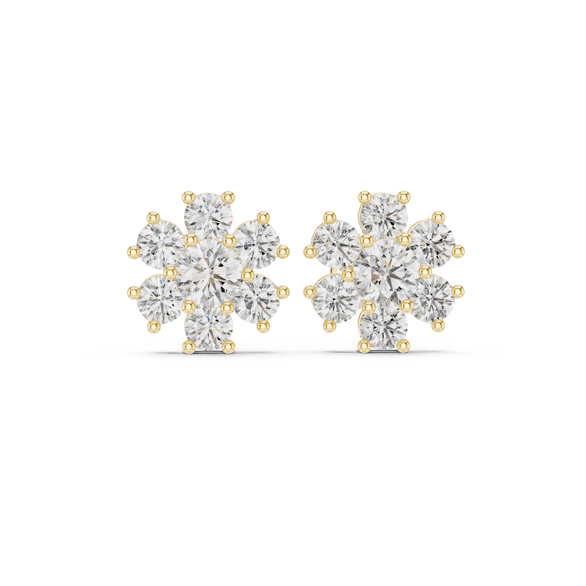 Seven Petal Bloom Studs