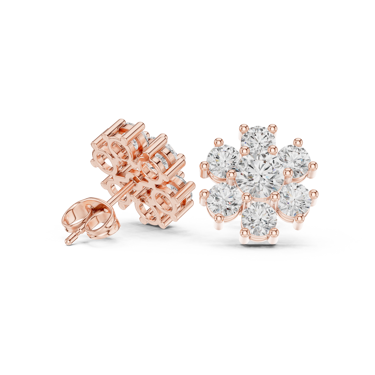 Seven Petal Bloom Studs