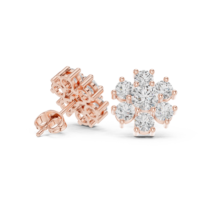 Seven Petal Bloom Studs