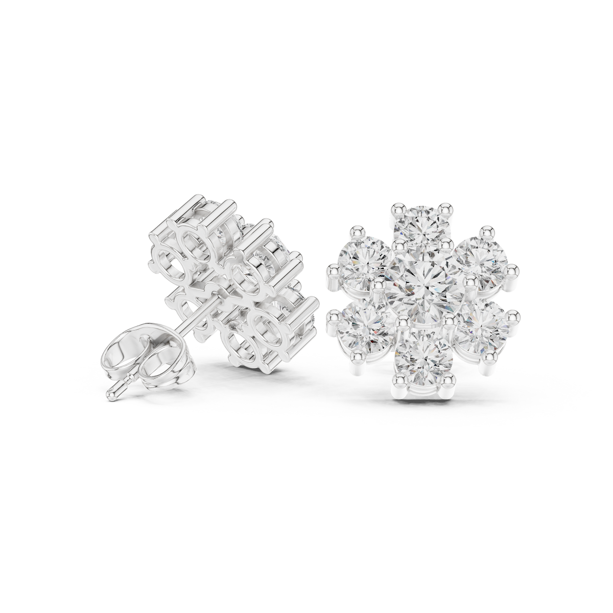 Seven Petal Bloom Studs