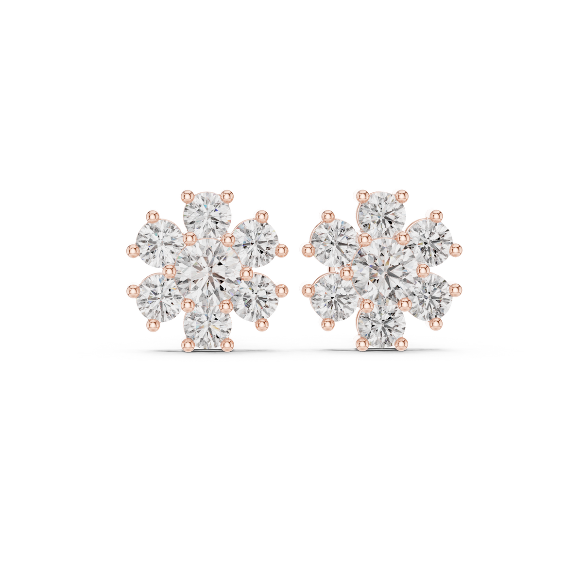 Seven Petal Bloom Studs