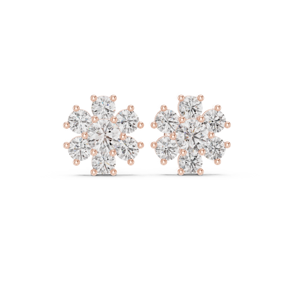 Seven Petal Bloom Studs