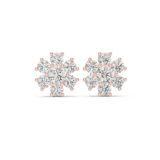 Seven Petal Bloom Studs