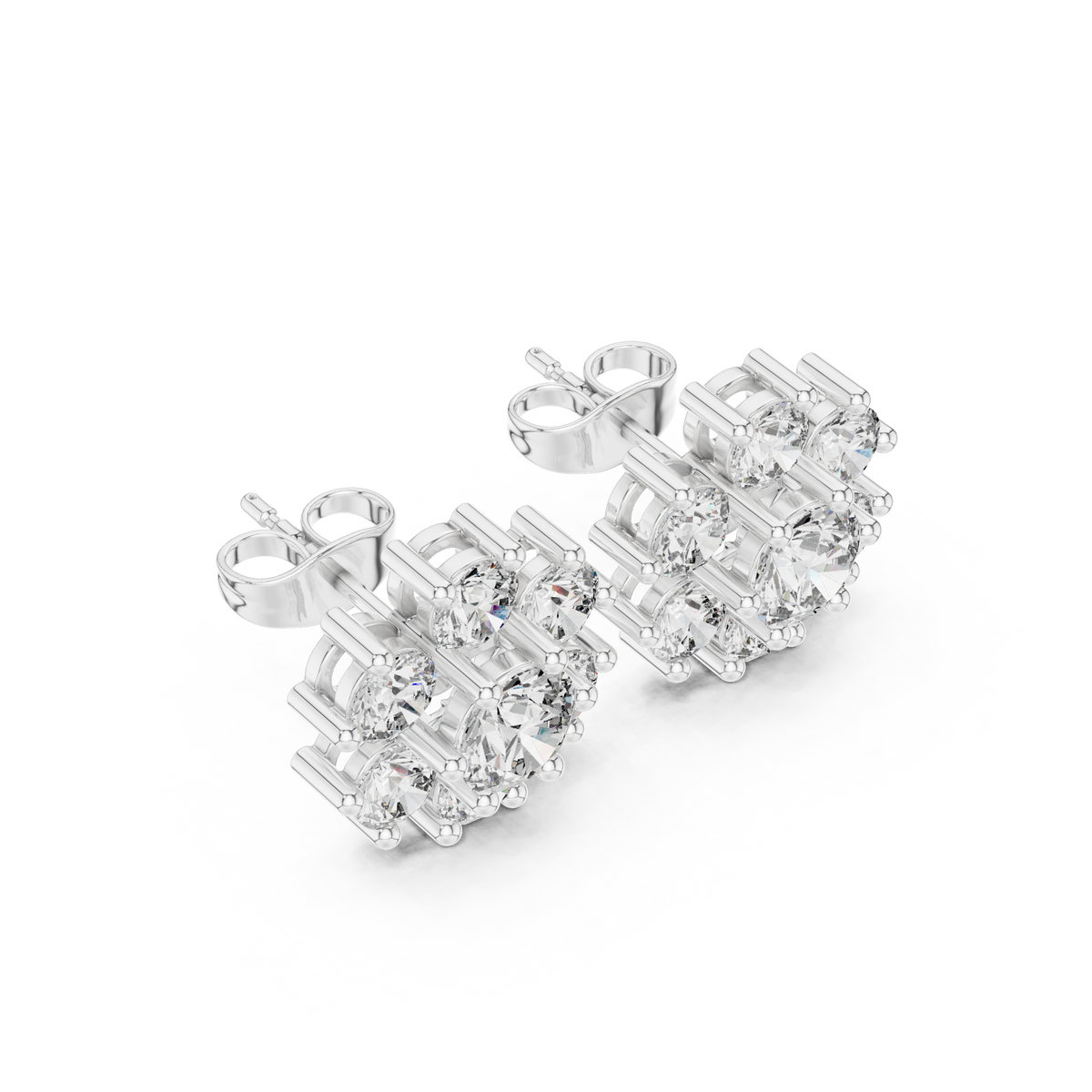 Seven Petal Bloom Studs