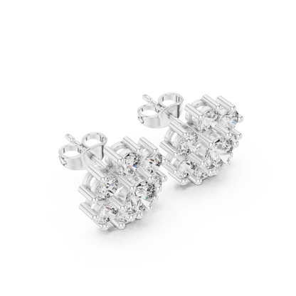 Seven Petal Bloom Studs