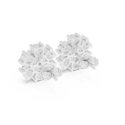 Seven Petal Bloom Studs