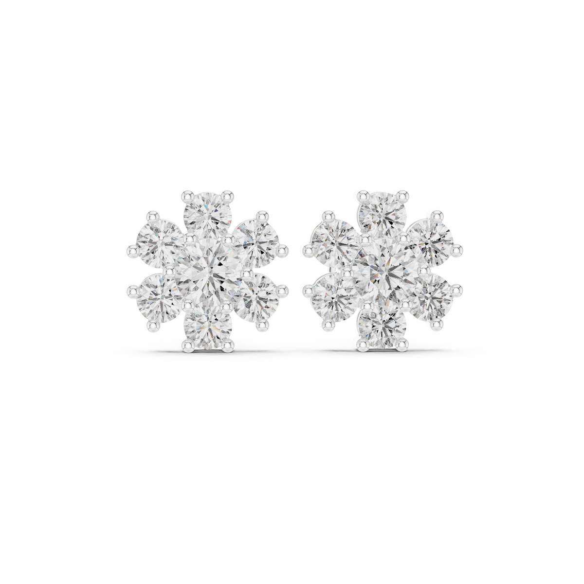 Seven Petal Bloom Studs