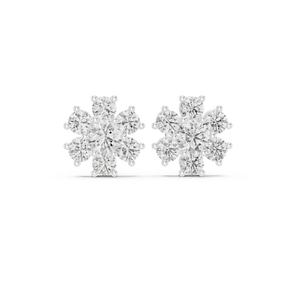 Seven Petal Bloom Studs