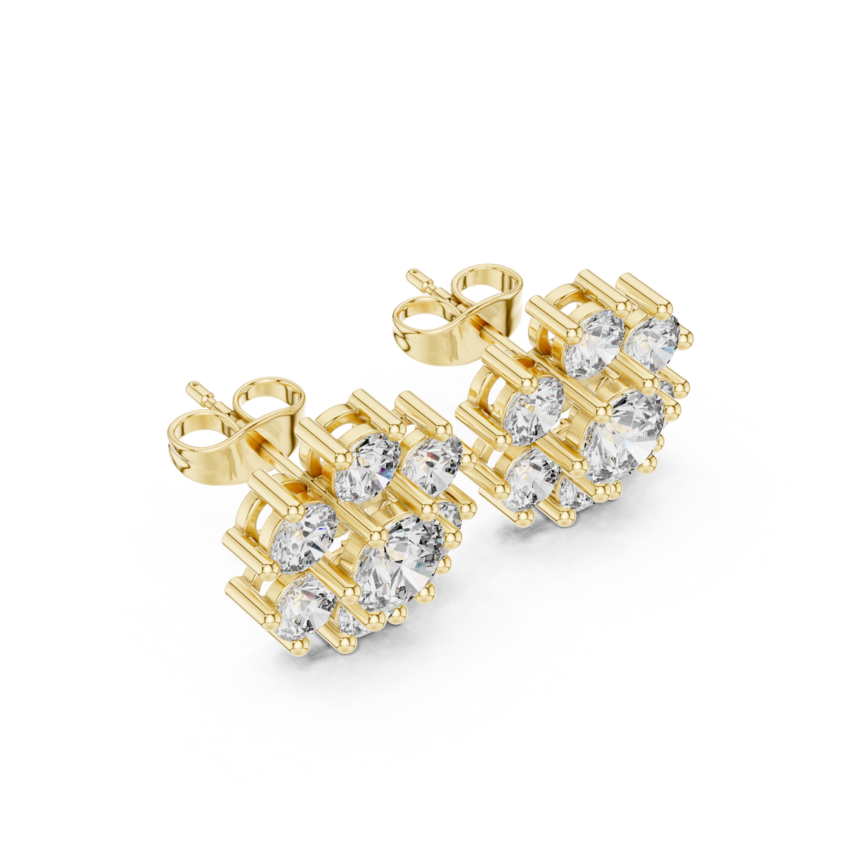 Seven Petal Bloom Studs