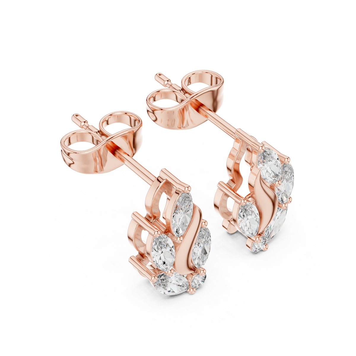 Marquise Vine Sway Studs