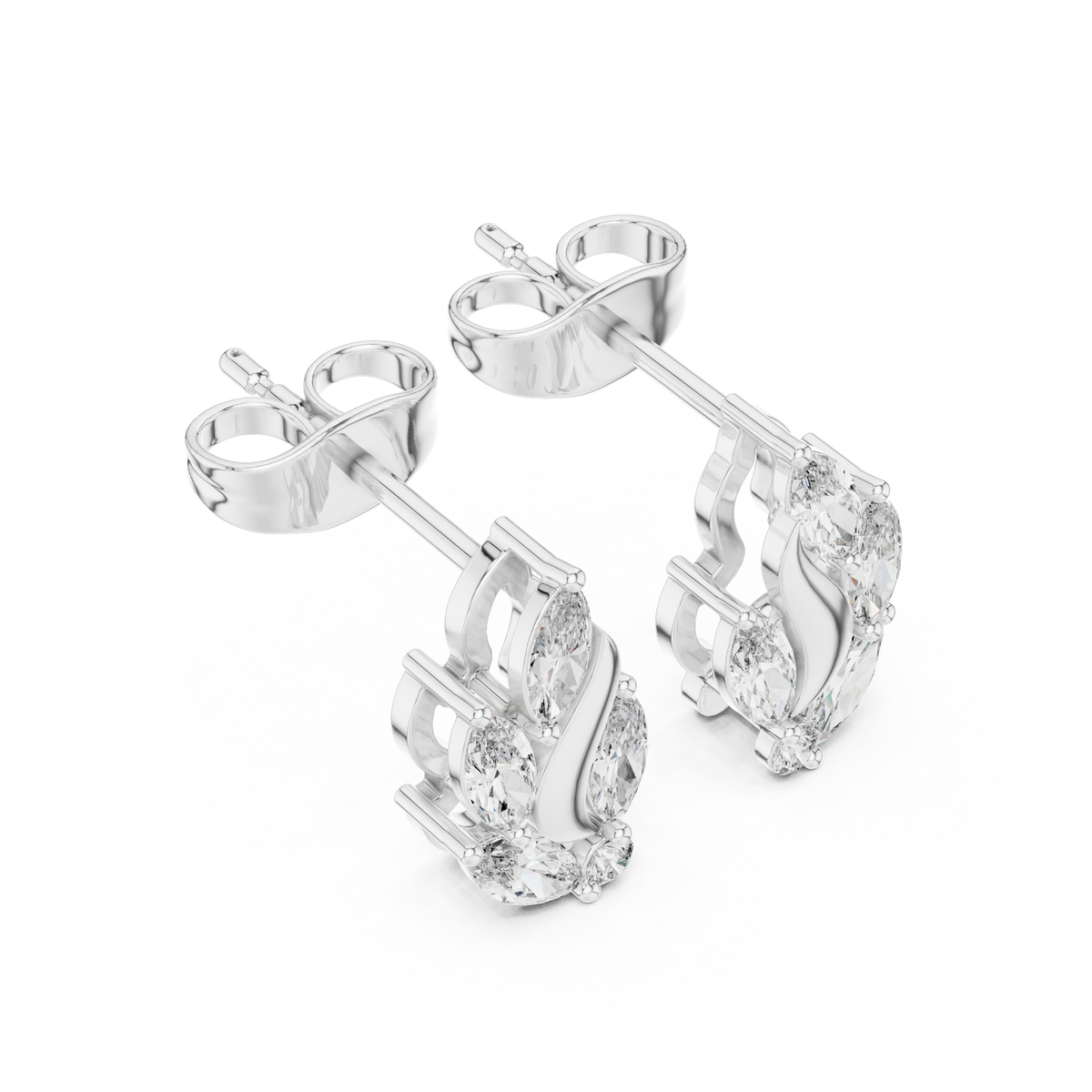 Marquise Vine Sway Studs