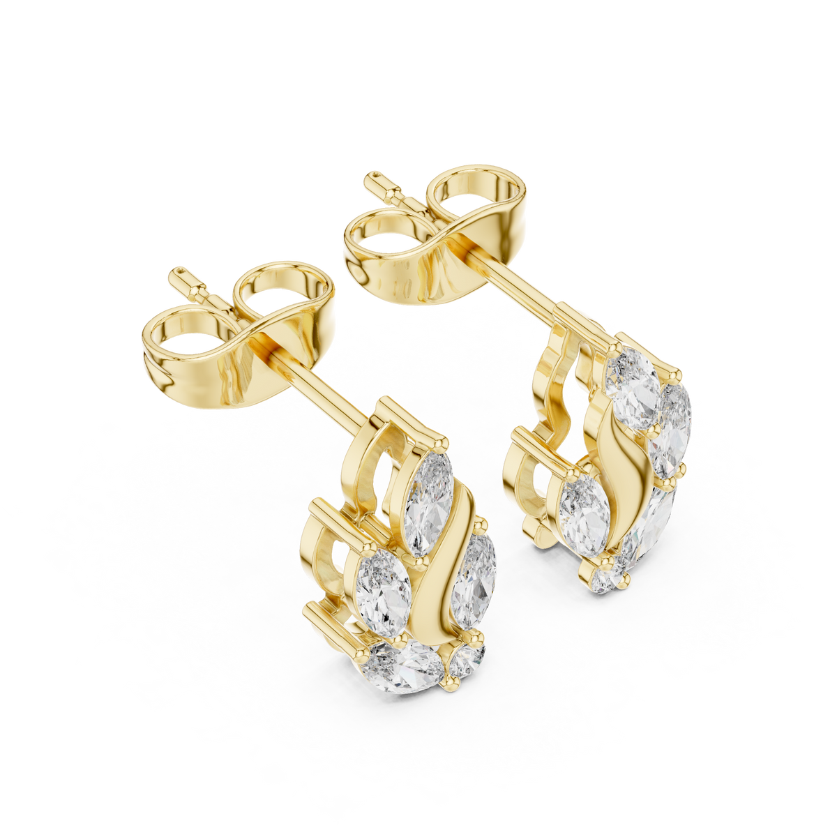 Marquise Vine Sway Studs