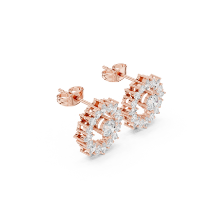 Marquise Wreath Radiance Studs