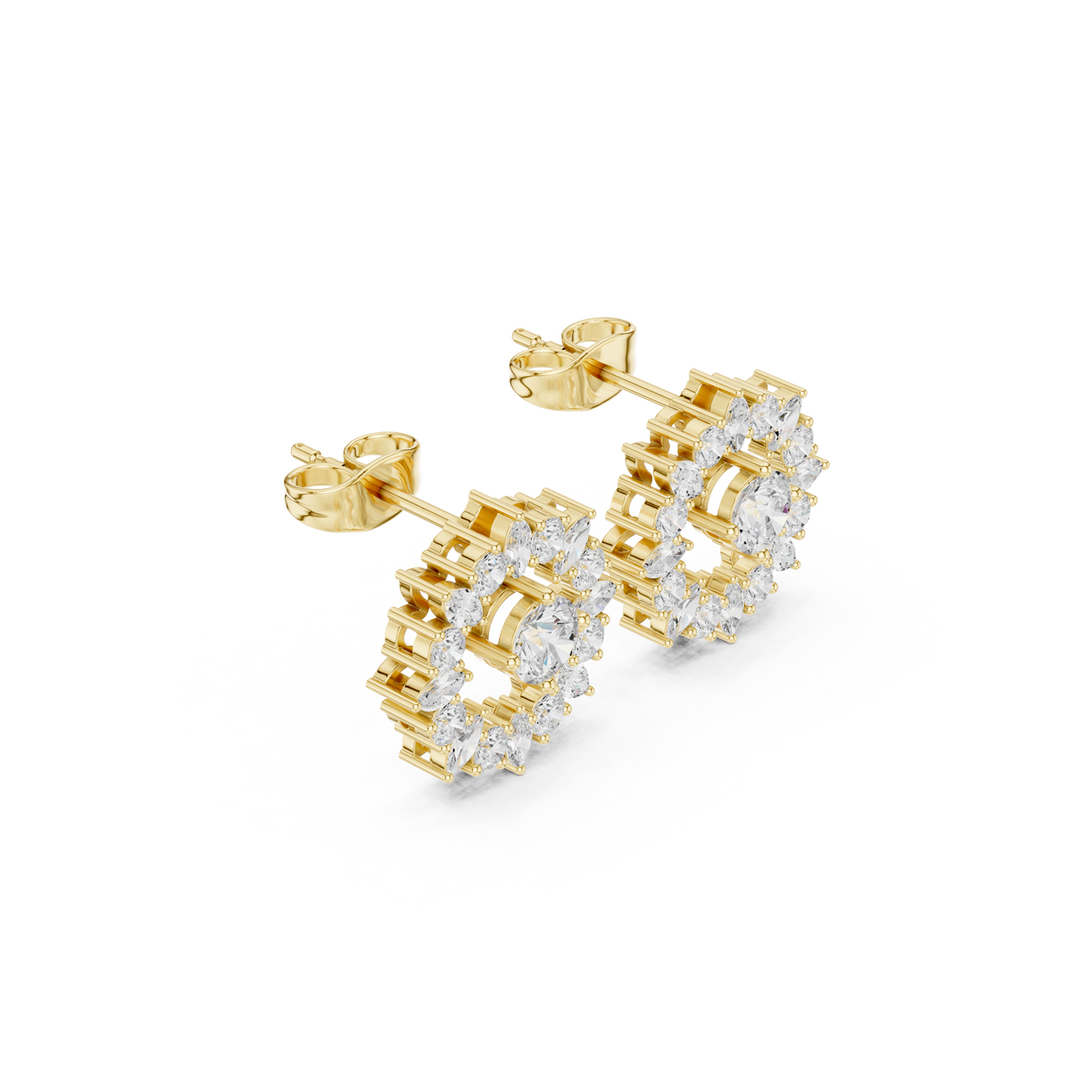 Marquise Wreath Radiance Studs