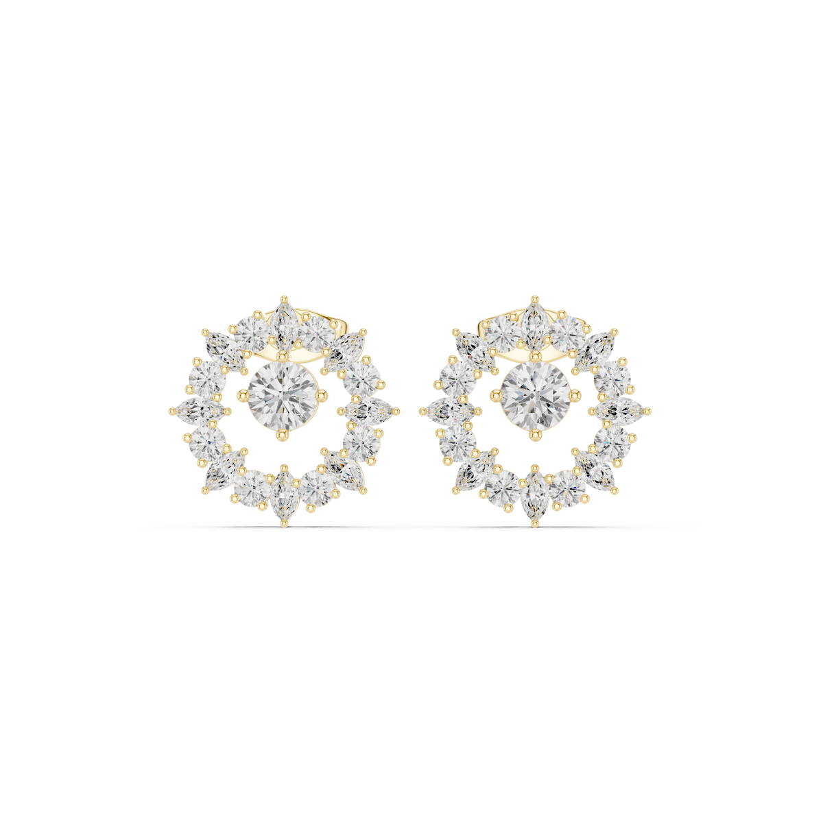 Marquise Wreath Radiance Studs