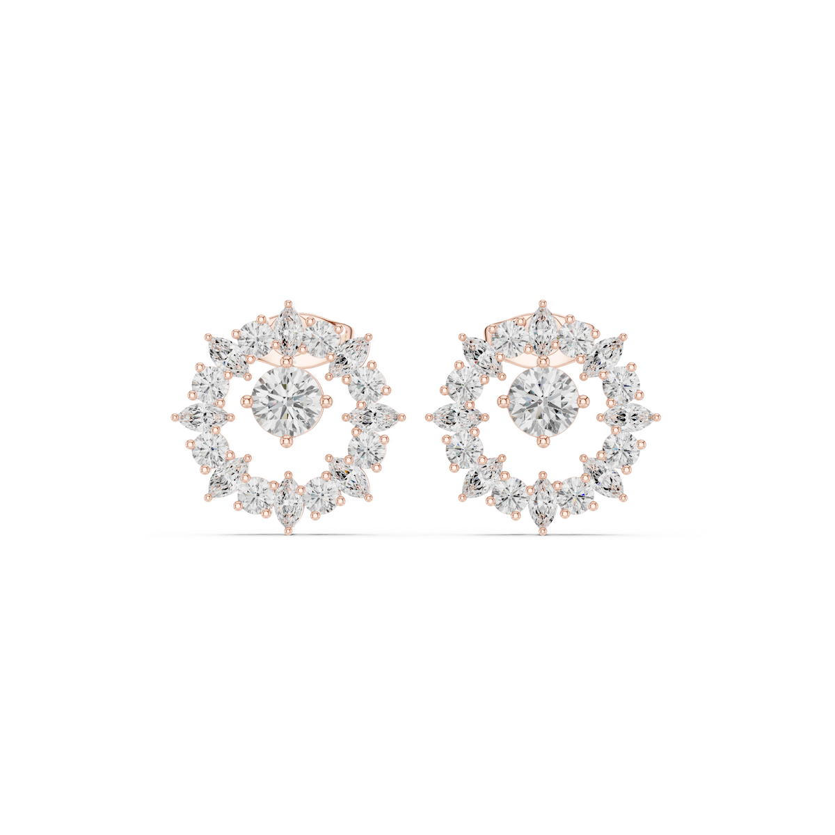 Marquise Wreath Radiance Studs