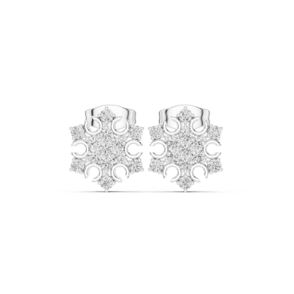 Floral Scroll Lattice Studs