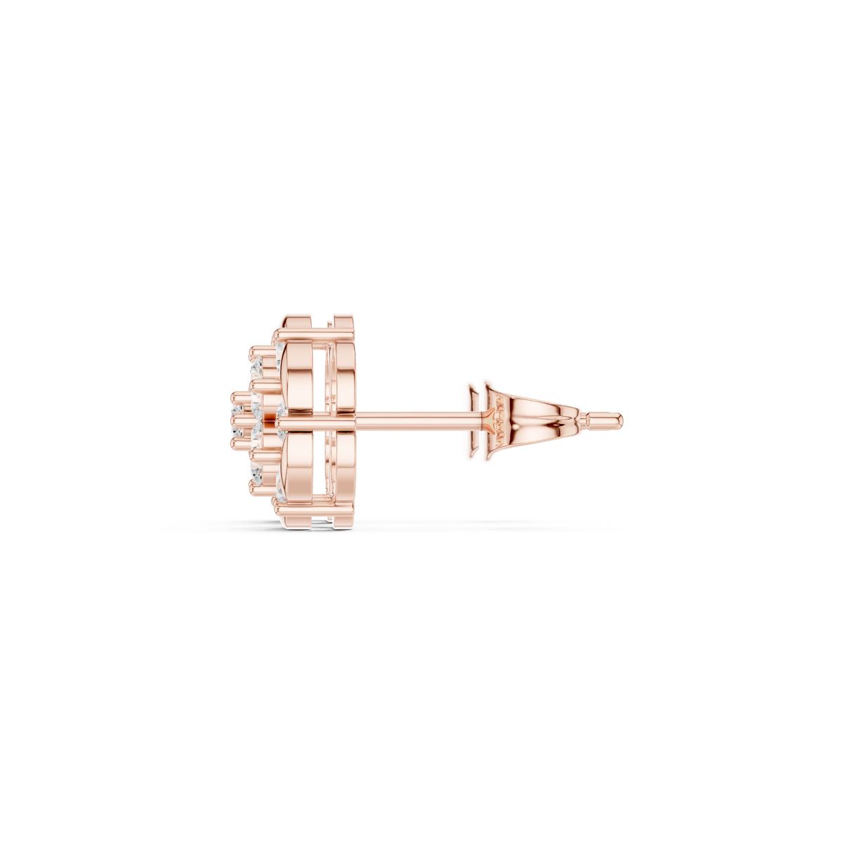 Fourfold Petal Cluster Studs