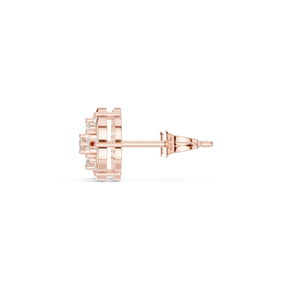 Fourfold Petal Cluster Studs