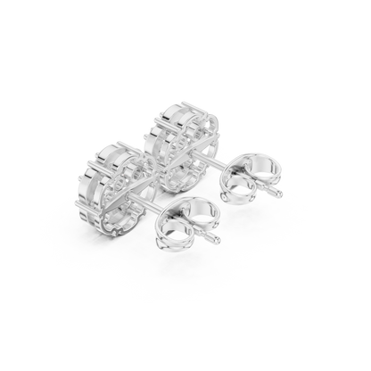 Fourfold Petal Cluster Studs