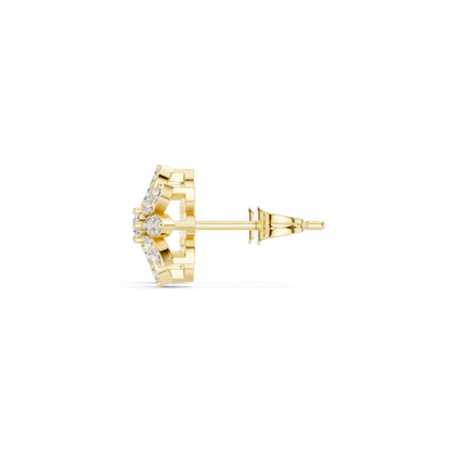 Eightfold Bloom Cluster Studs