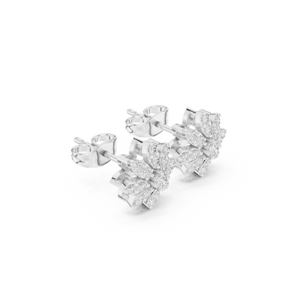 Eightfold Bloom Cluster Studs
