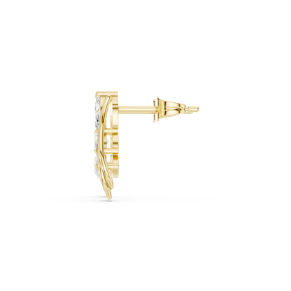 Marquise Leaf Sway Studs