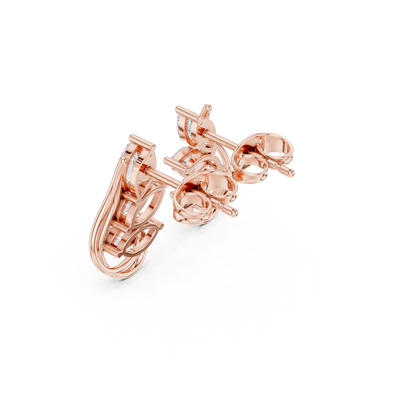 Marquise Leaf Sway Studs