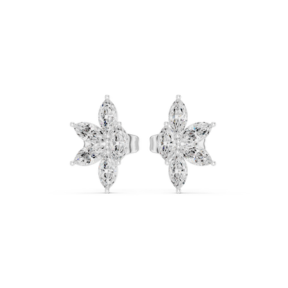 Marquise Petal Flutter Studs