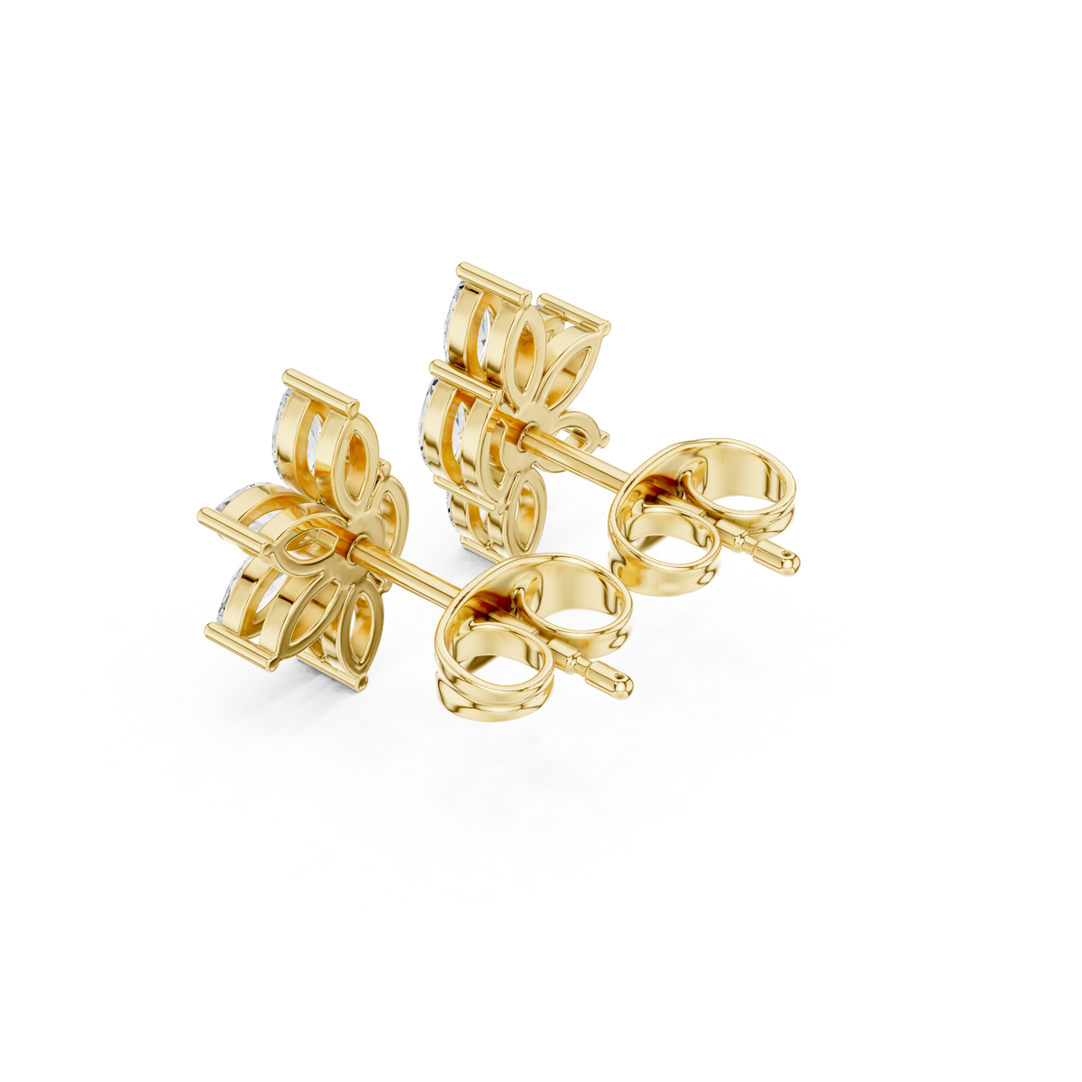 Marquise Petal Flutter Studs