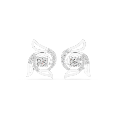 Paisley Radiance Scroll Studs