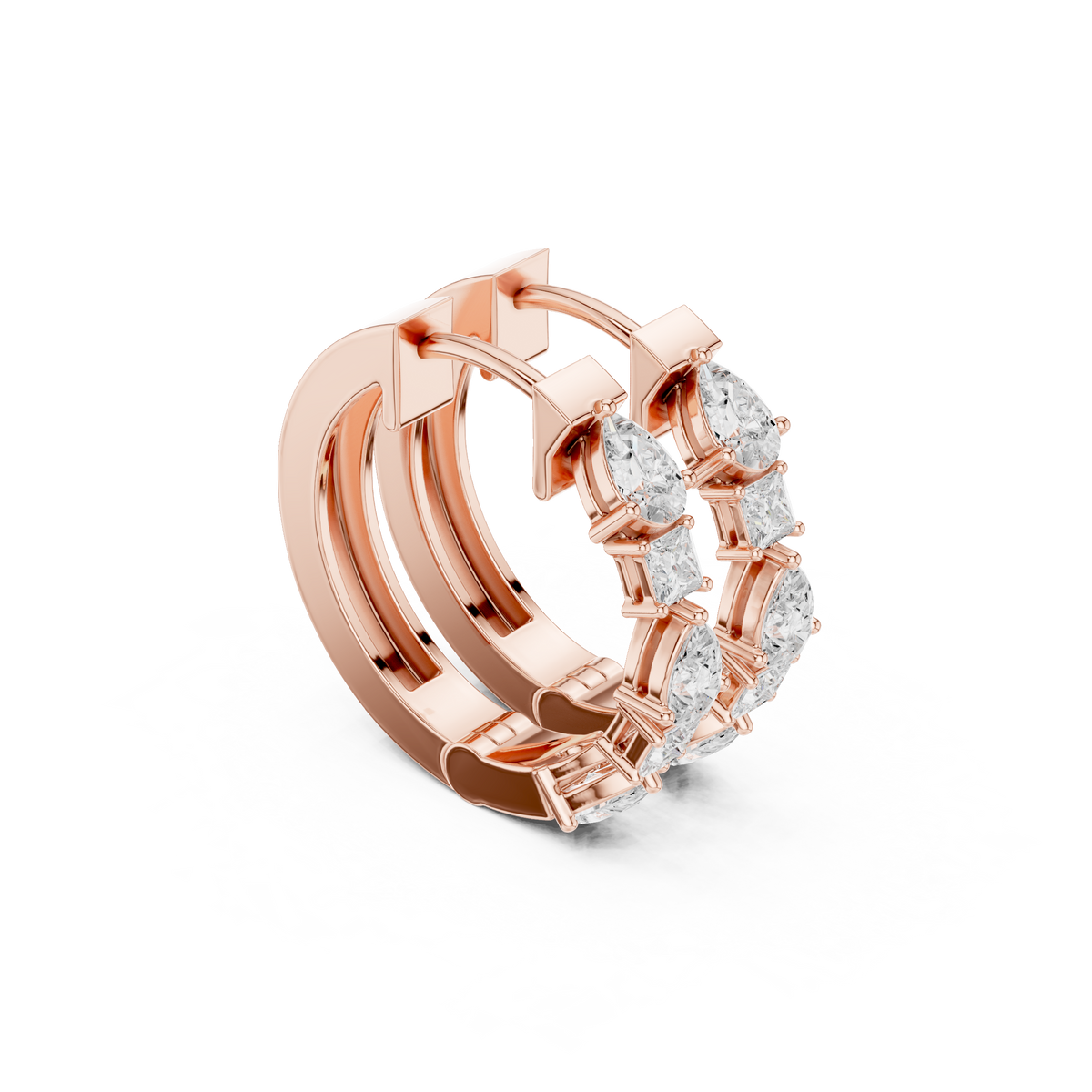 Pear Princess Panel Hoops