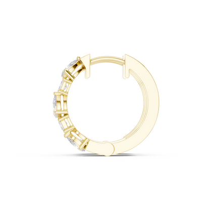 Pear Princess Panel Hoops