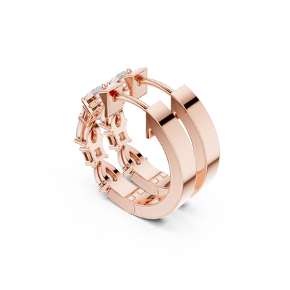 Pear Princess Panel Hoops