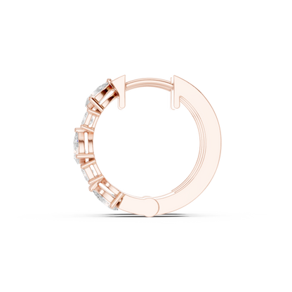 Pear Princess Panel Hoops