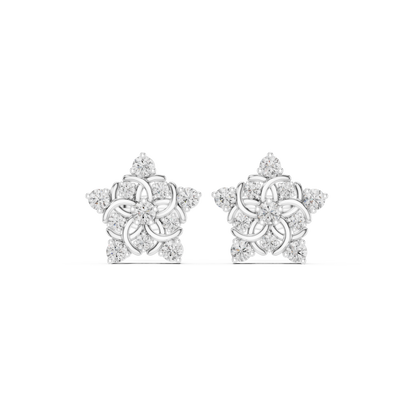 Interwoven Bloom Scroll Studs