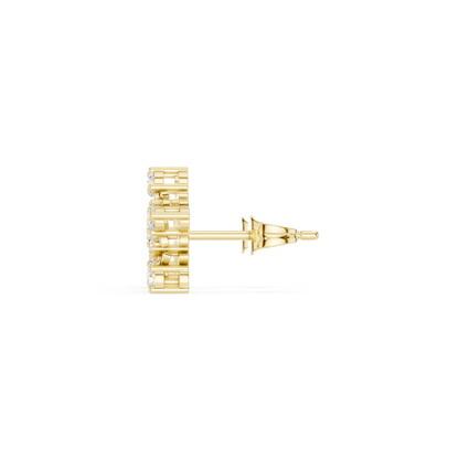 Interwoven Bloom Scroll Studs