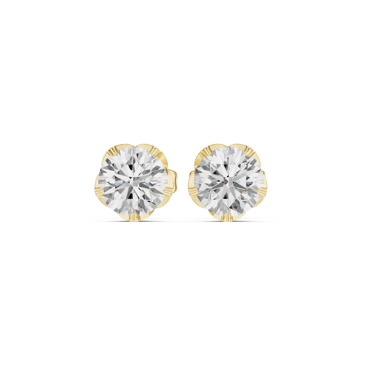 Tulip Crown Brilliance Studs