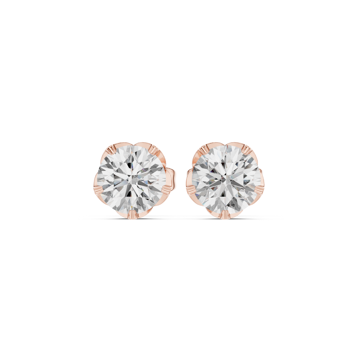 Tulip Crown Brilliance Studs