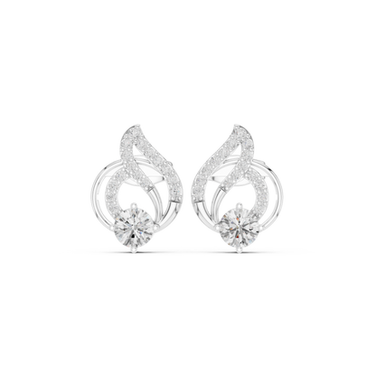 Double Loop Brilliance Studs