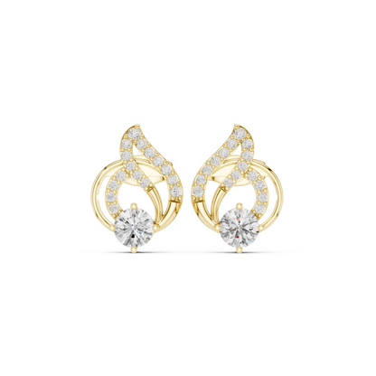 Double Loop Brilliance Studs